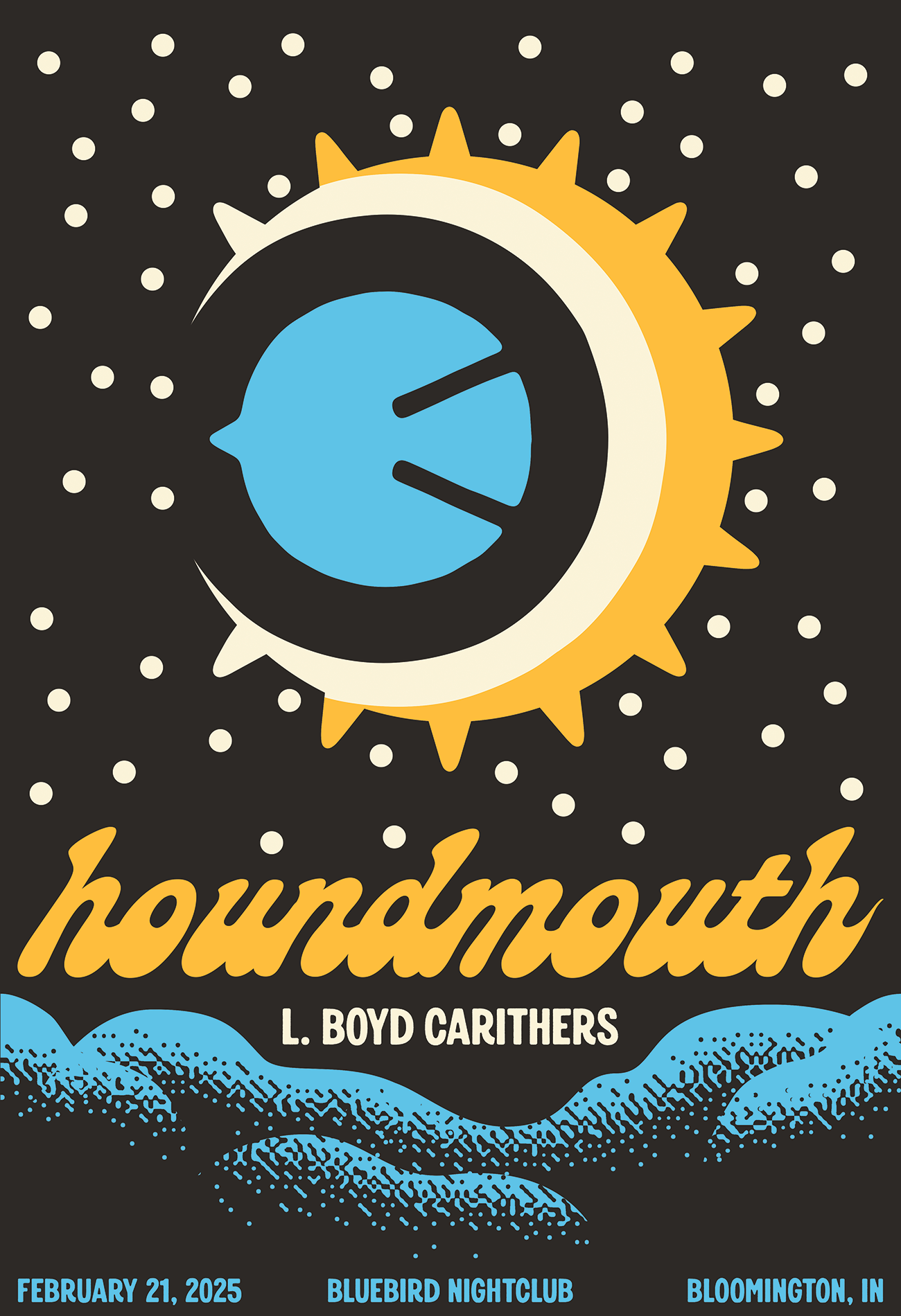 Bluebird Nightclub SIGNED Road Poster (02/21/2025)