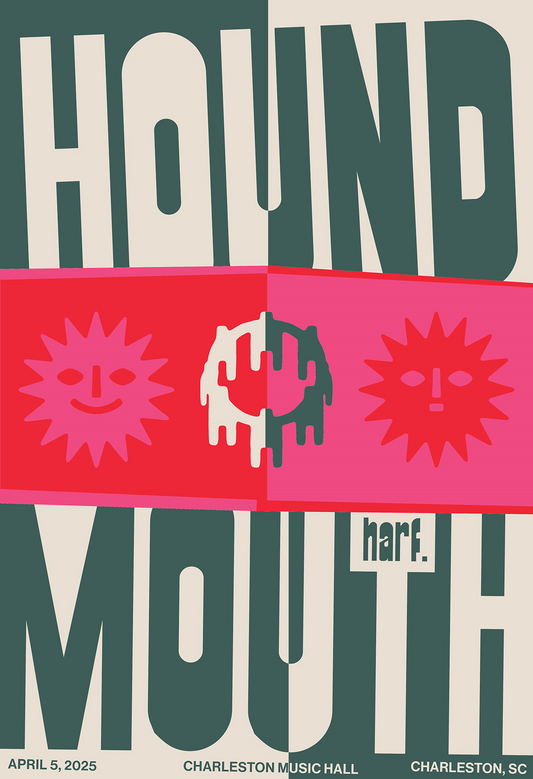 Charleston Music Hall SIGNED Road Poster