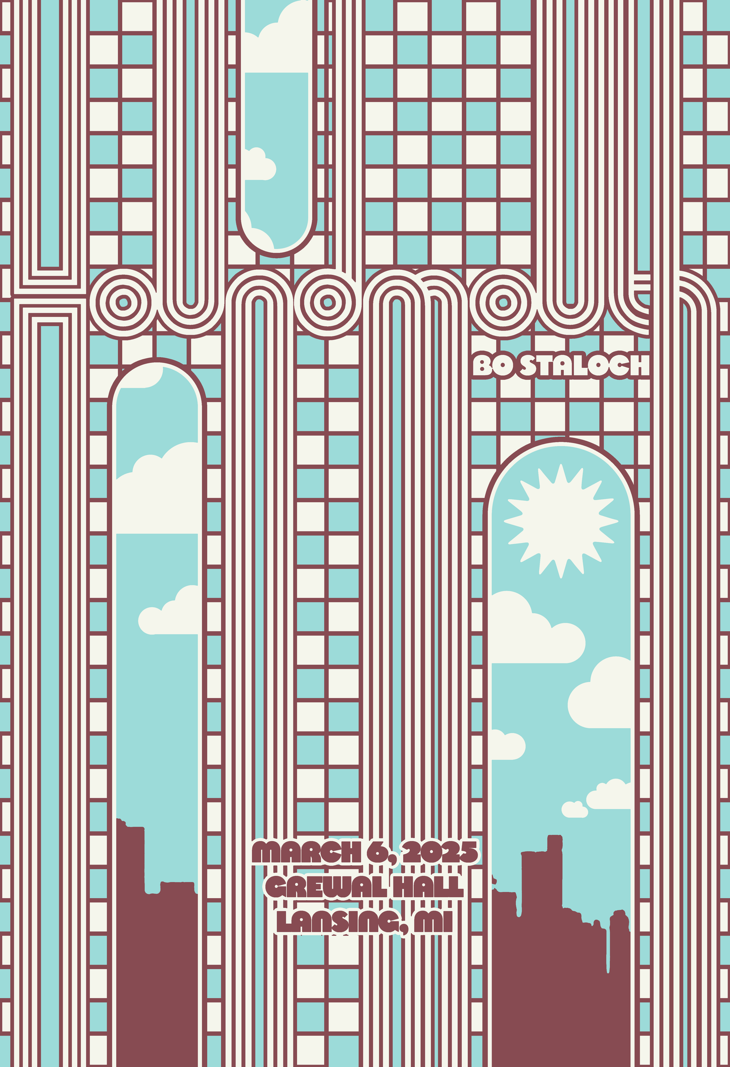 Grewal Hall SIGNED Road Poster