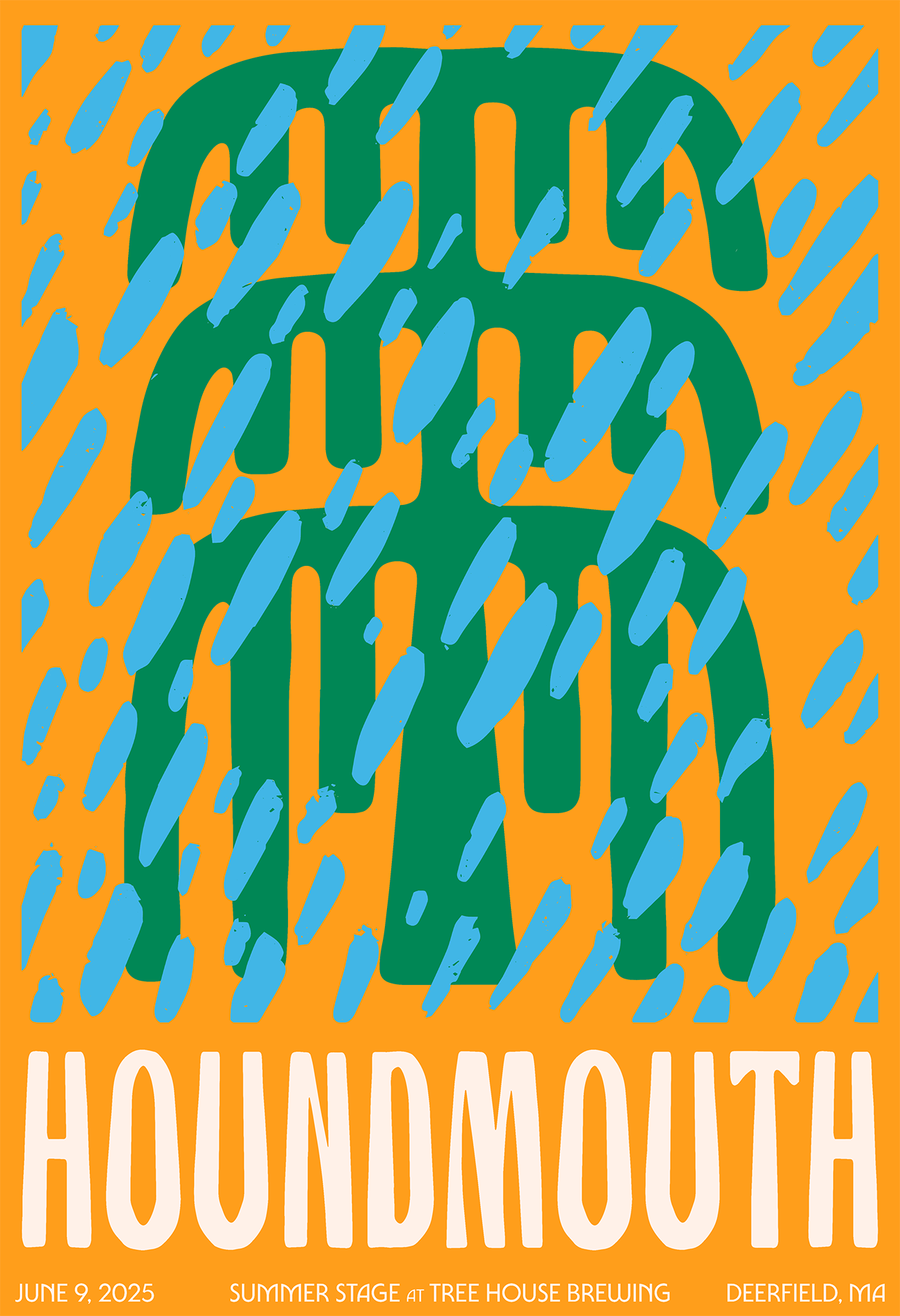 Summer Stage at Tree House Brewing SIGNED Road Poster