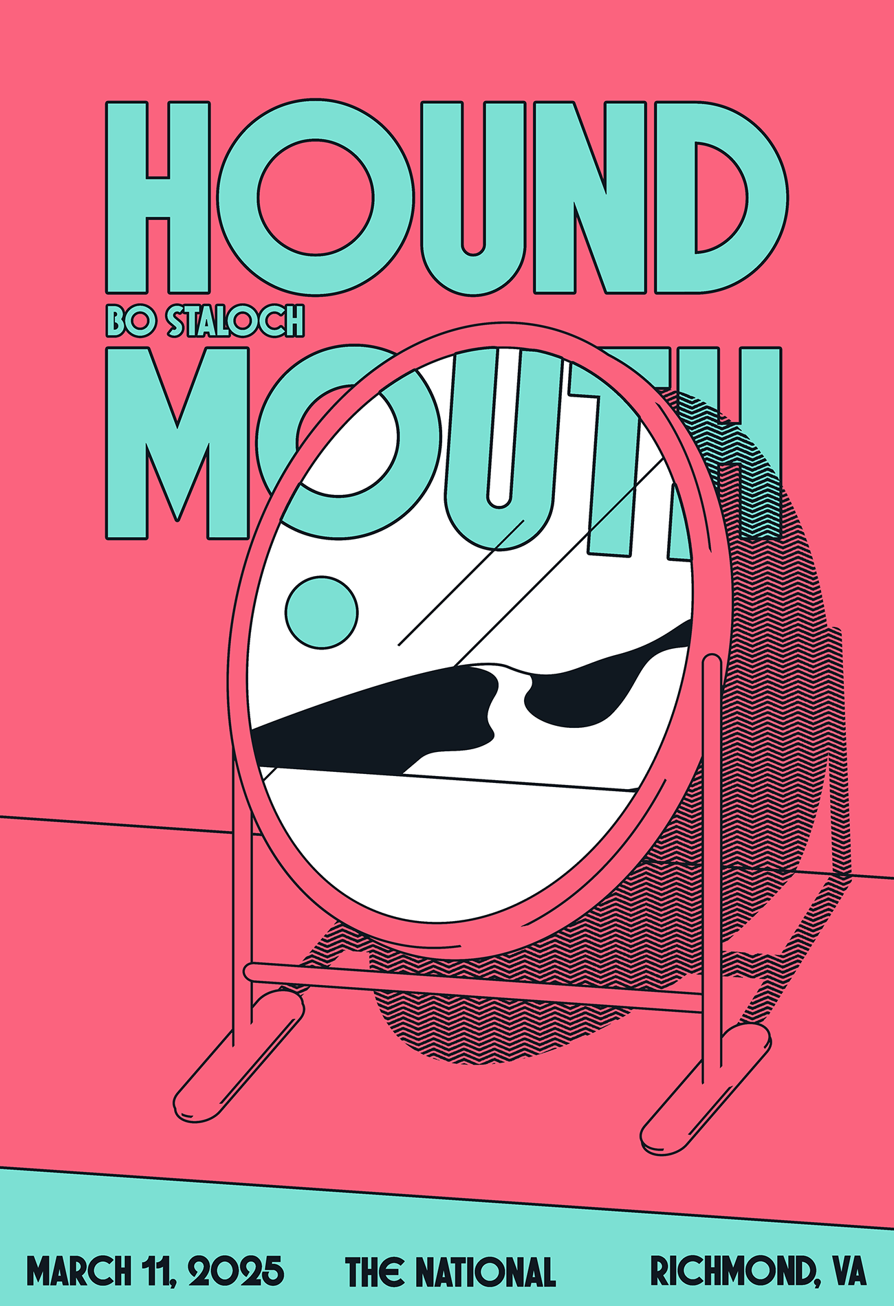 The National SIGNED Road Poster