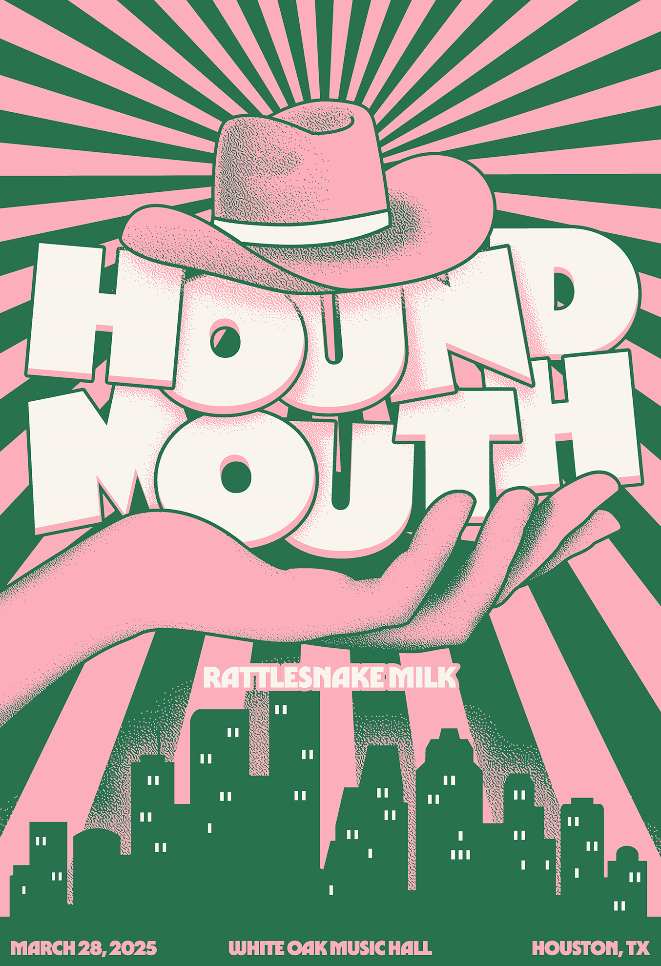 White Oak Music Hall SIGNED Road Poster