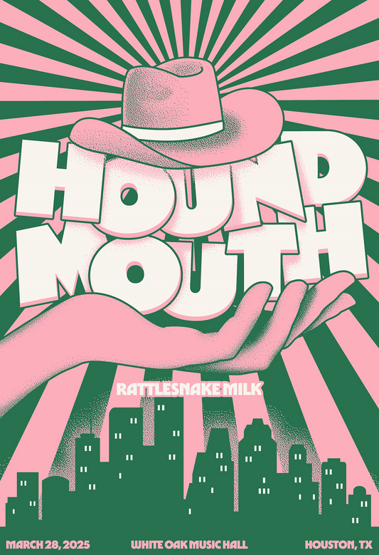 White Oak Music Hall SIGNED Road Poster